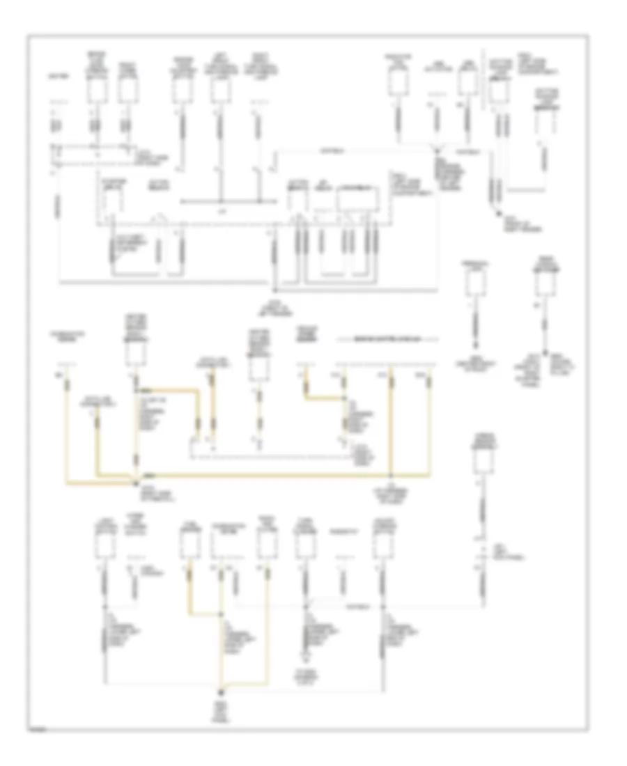 Ground Distribution Wiring Diagram 1 of 2 for Toyota Paseo 1997