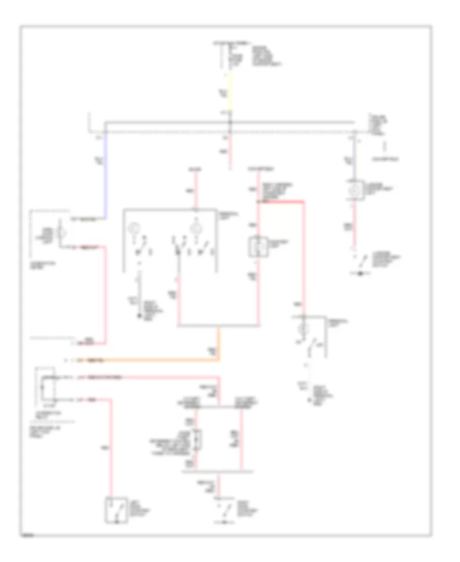 Courtesy Lamps Wiring Diagram for Toyota Paseo 1997