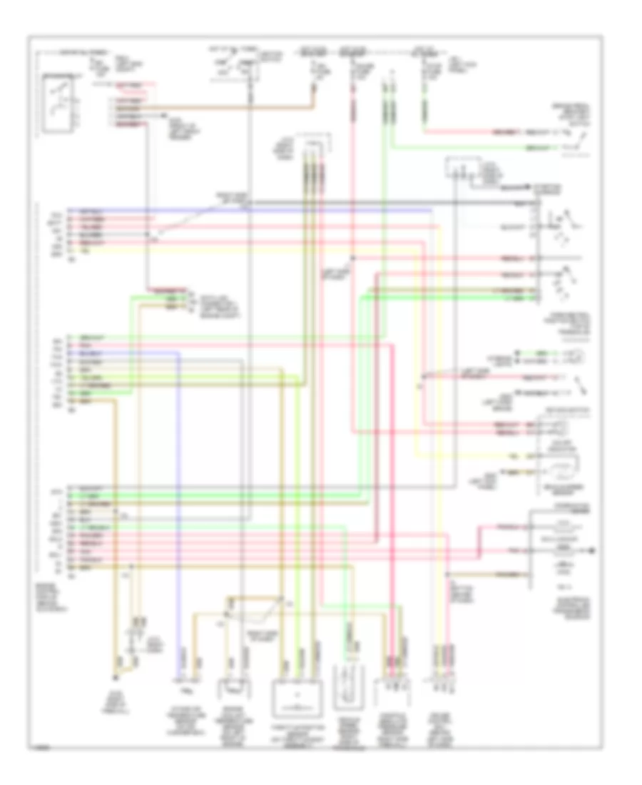 A T Wiring Diagram for Toyota Paseo 1997