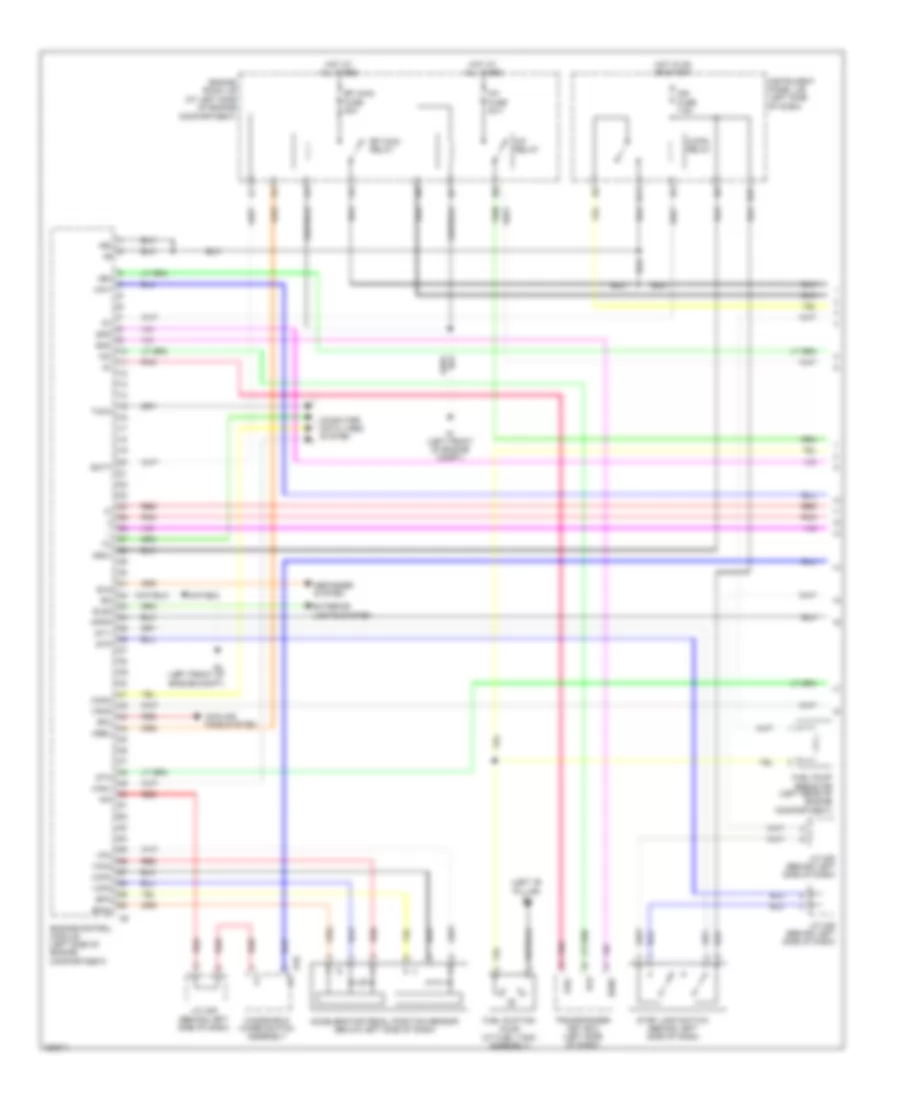 3.5L, Engine Performance Wiring Diagram (1 of 5) for Toyota RAV4 Limited 2008