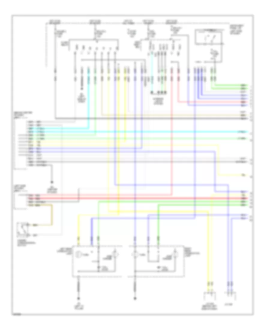 Exterior Lamps Wiring Diagram 1 of 2 for Toyota RAV4 Limited 2008