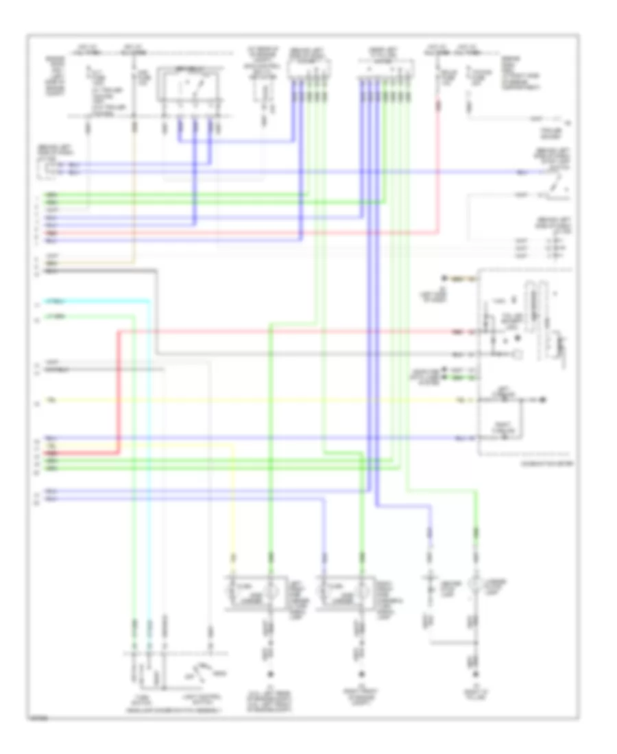 Exterior Lamps Wiring Diagram 2 of 2 for Toyota RAV4 Limited 2008