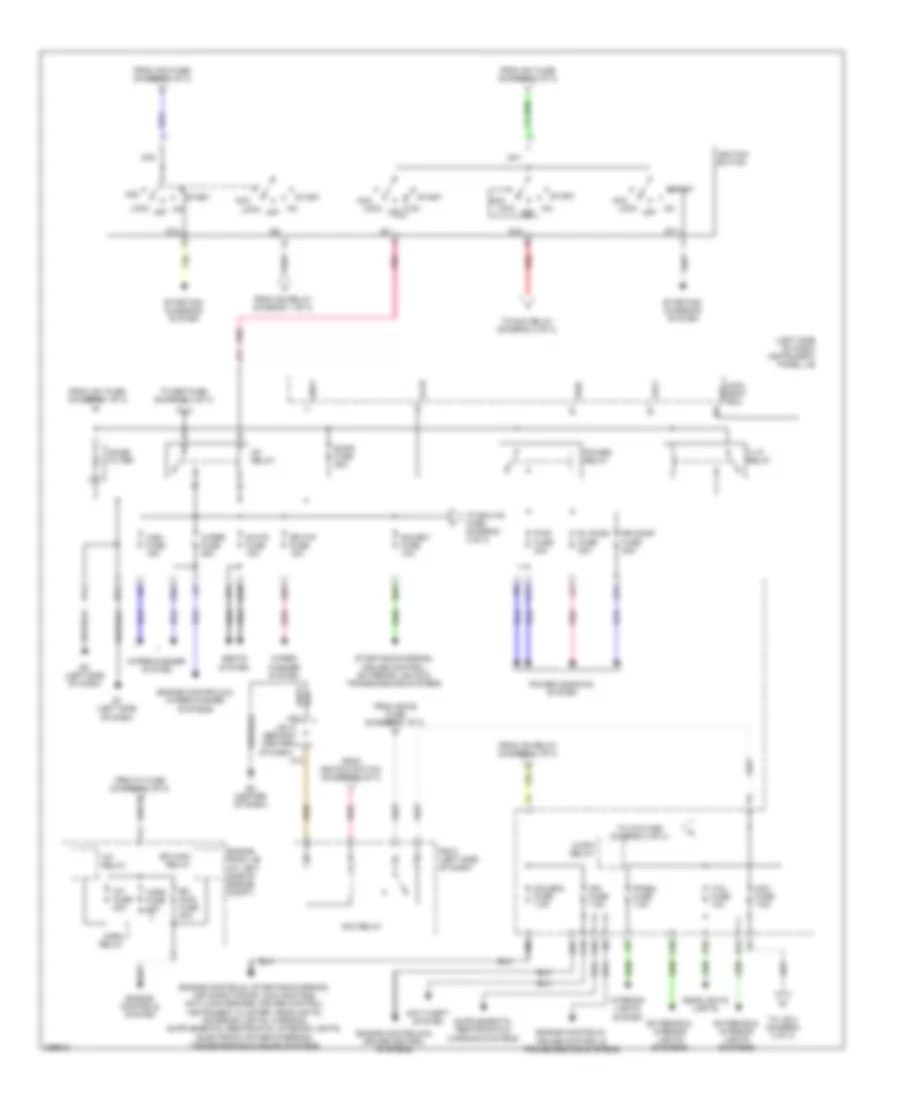 Power Distribution Wiring Diagram 2 of 3 for Toyota RAV4 Limited 2008