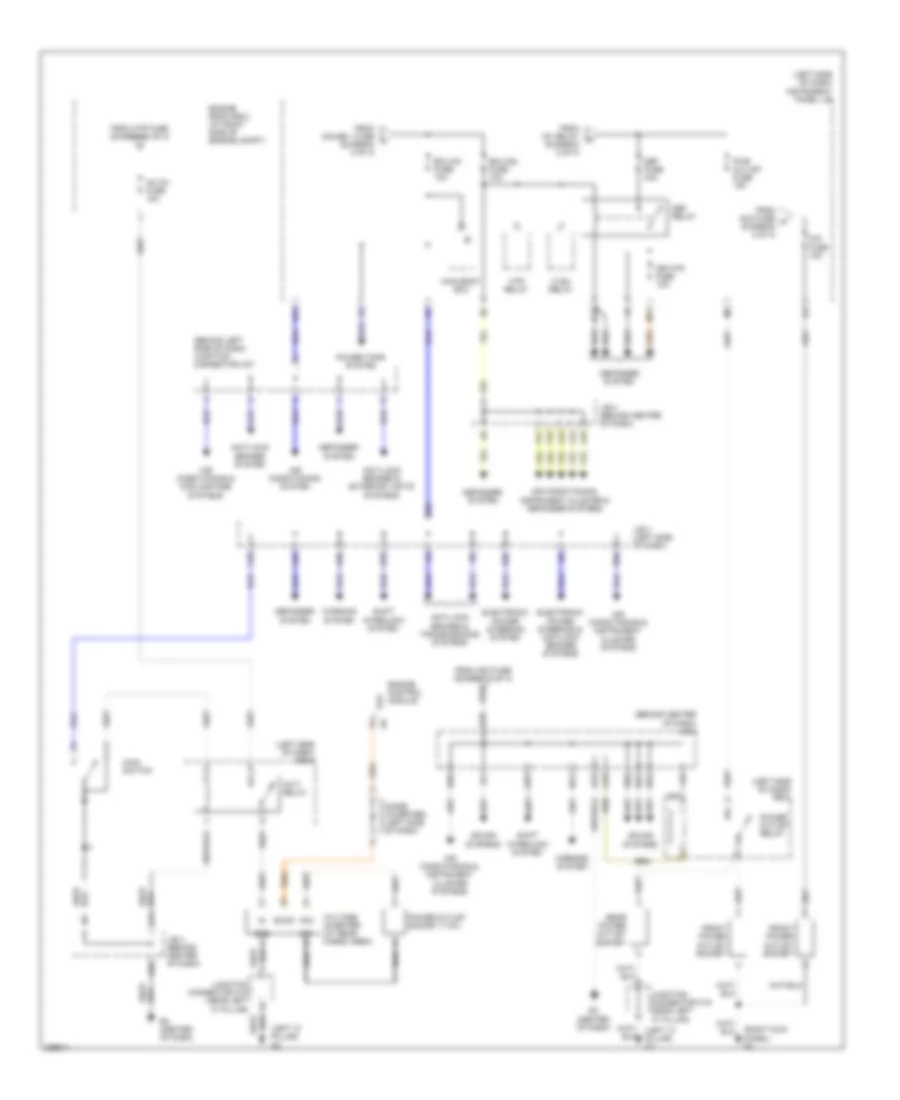 Power Distribution Wiring Diagram (3 of 3) for Toyota RAV4 Limited 2008