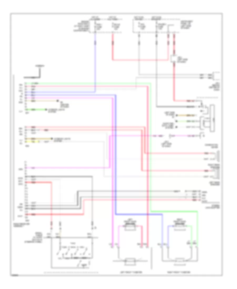 Radio Wiring Diagram without JBL for Toyota RAV4 Limited 2008