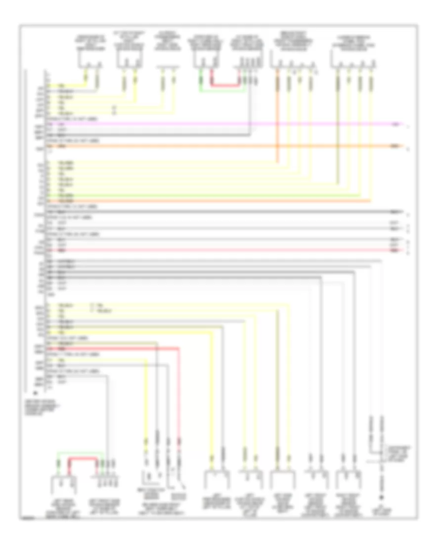 Supplemental Restraints Wiring Diagram 1 of 2 for Toyota RAV4 Limited 2008