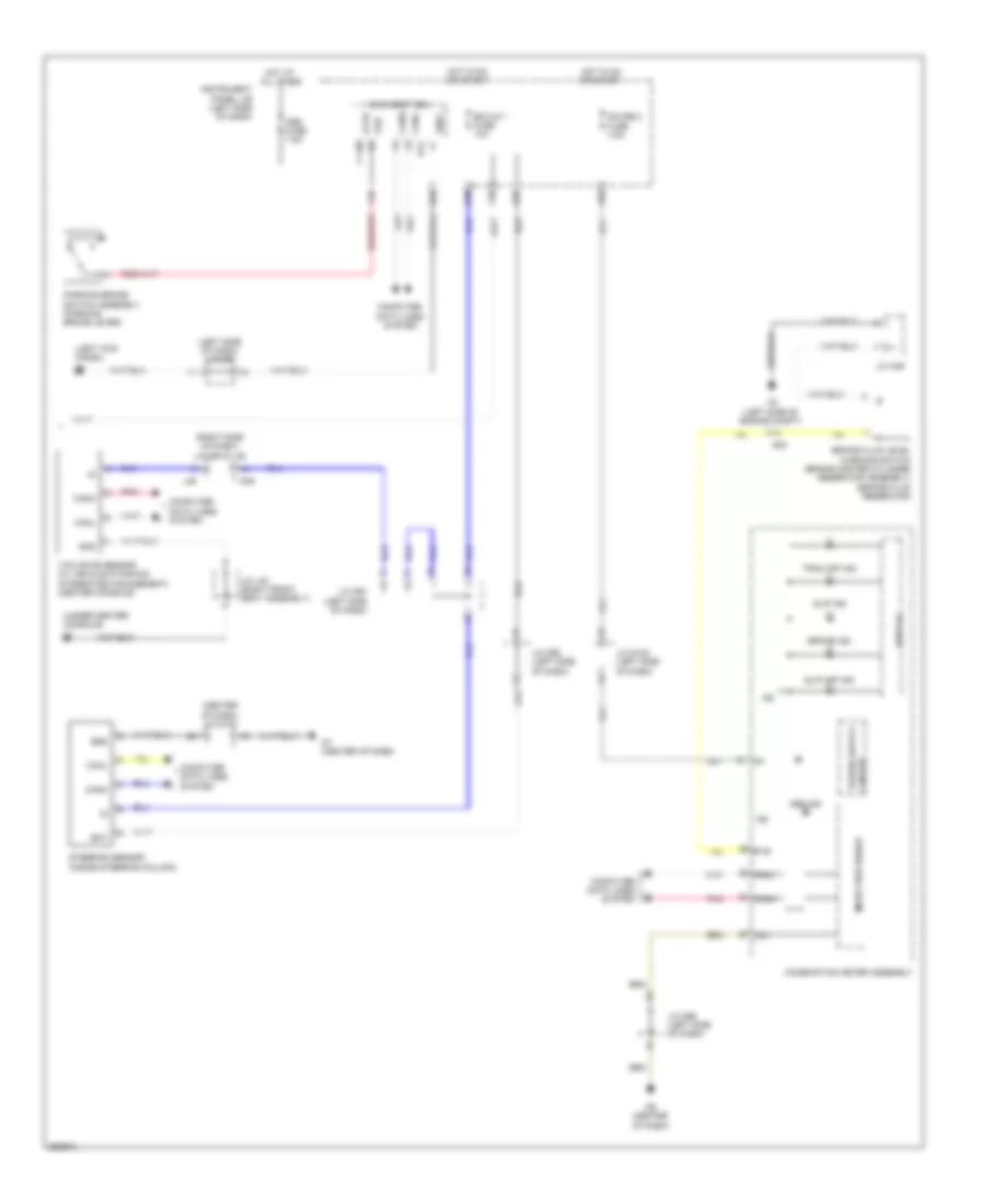 Anti-lock Brakes Wiring Diagram (2 of 2) for Toyota Sienna Limited 2012