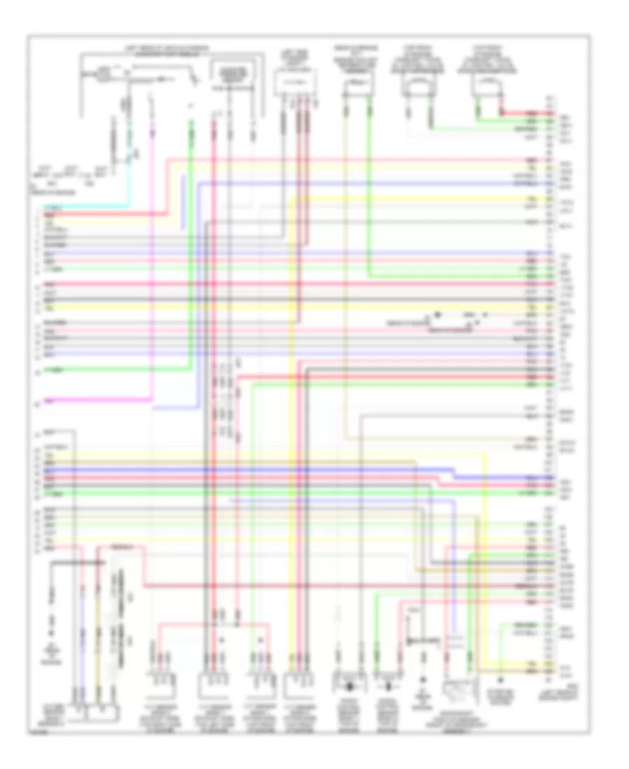3.5L, Engine Performance Wiring Diagram (6 of 6) for Toyota Sienna Limited 2012