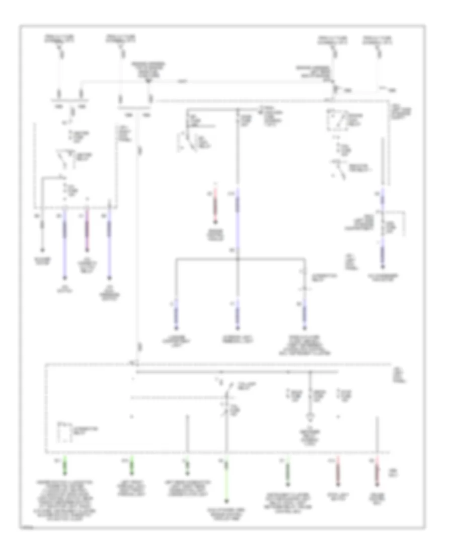 Power Distribution Wiring Diagram 2 of 3 for Toyota Corolla 1995