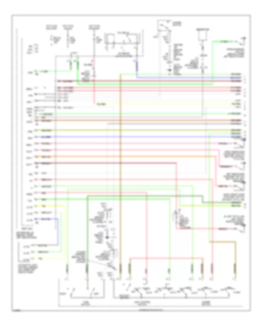 Headlights Wiring Diagram with DRL 1 of 2 for Toyota 4Runner Sport 2006