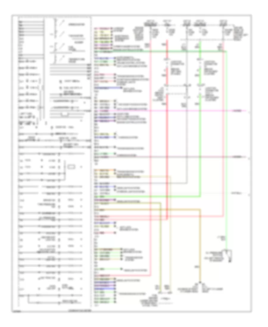 Instrument Cluster Wiring Diagram 1 of 2 for Toyota 4Runner Sport 2006