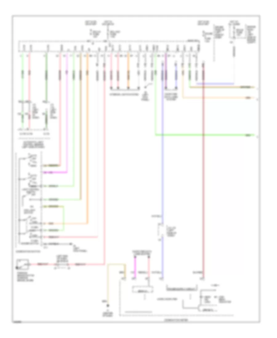 Headlights Wiring Diagram with DRL 1 of 2 for Toyota Sienna LE 2010