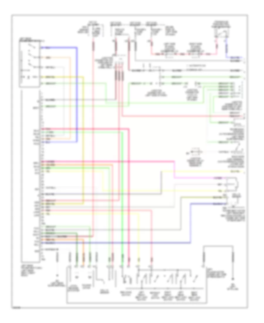 Rear Power Seat 2 Wiring Diagram (1 of 2) for Toyota Sienna LE 2010