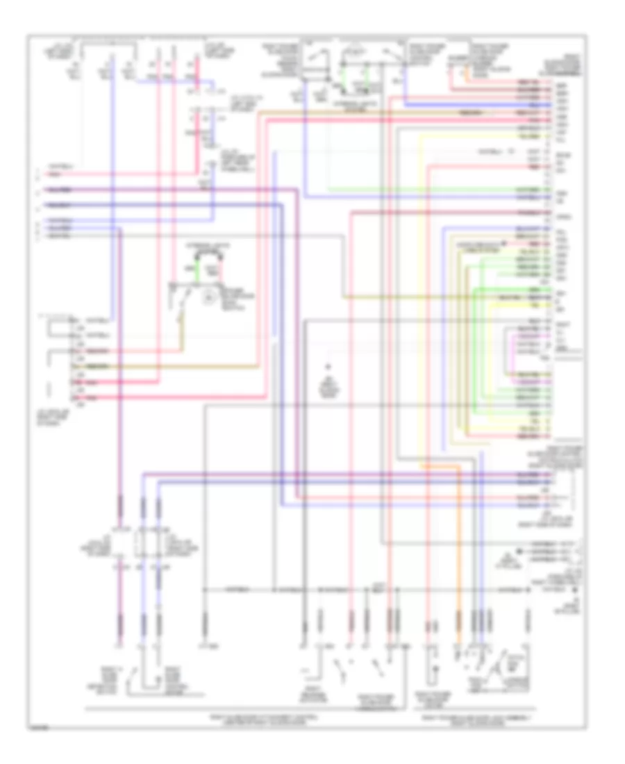 Power Sliding Door Wiring Diagram (2 of 2) for Toyota Sienna LE 2010
