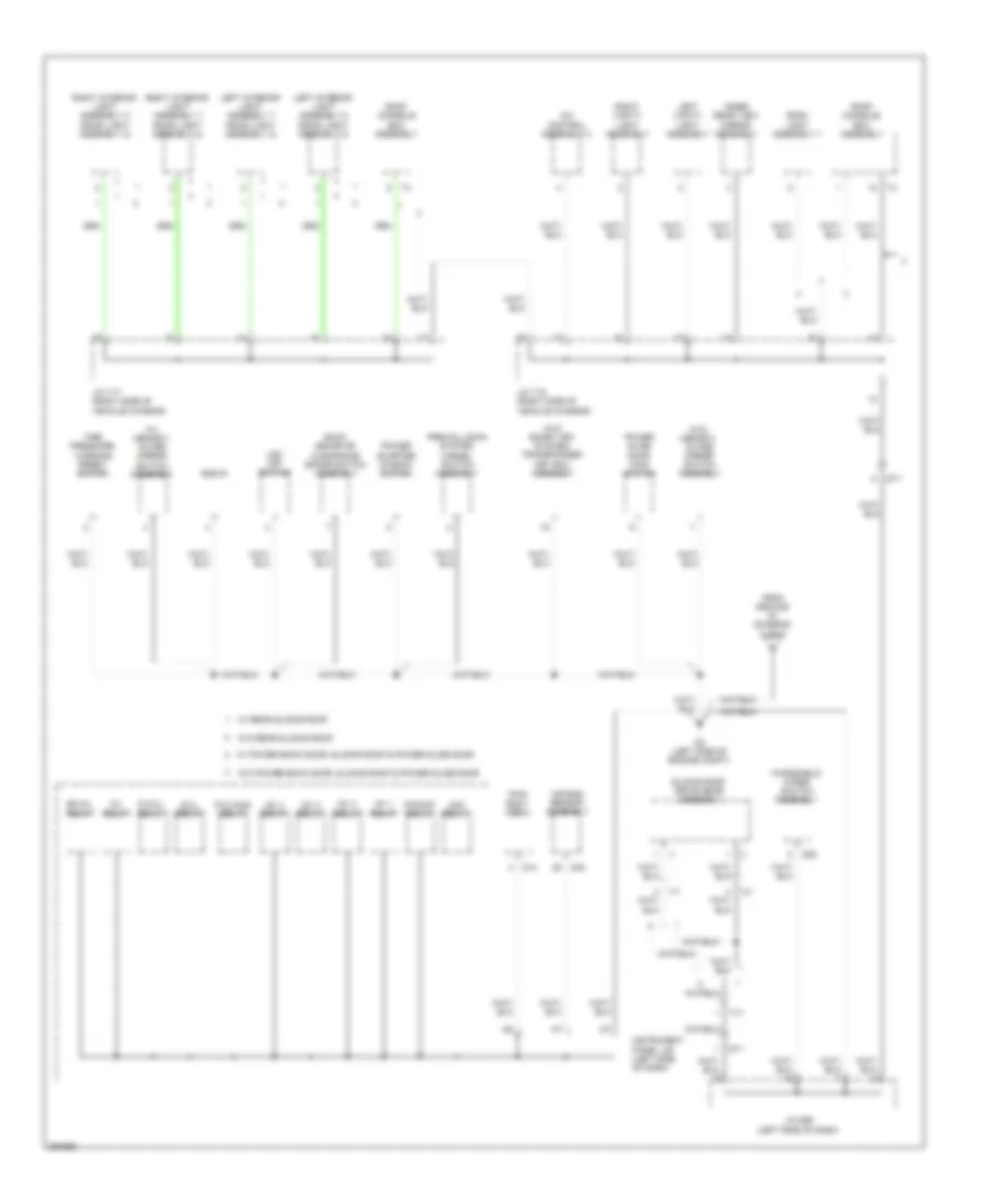 Ground Distribution Wiring Diagram 3 of 6 for Toyota Sienna SE 2012