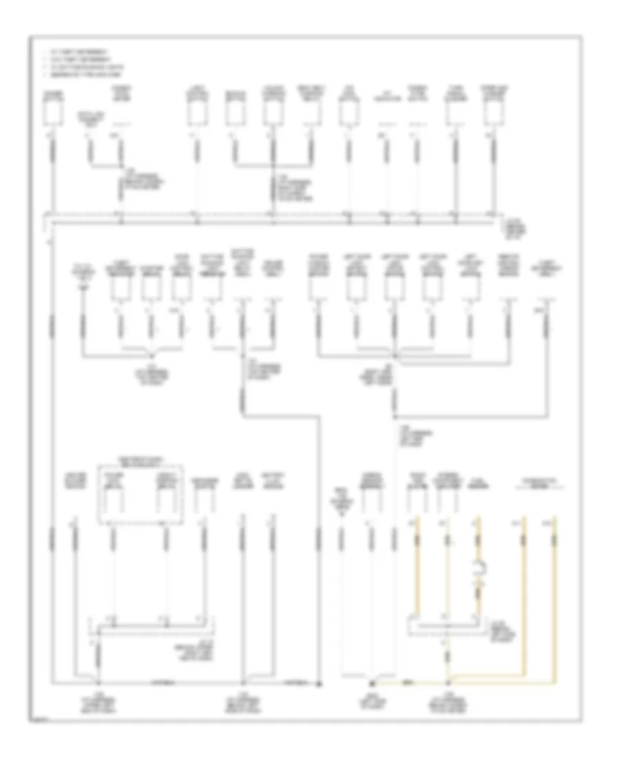 Ground Distribution Wiring Diagram (2 of 3) for Toyota Previa DX 1997