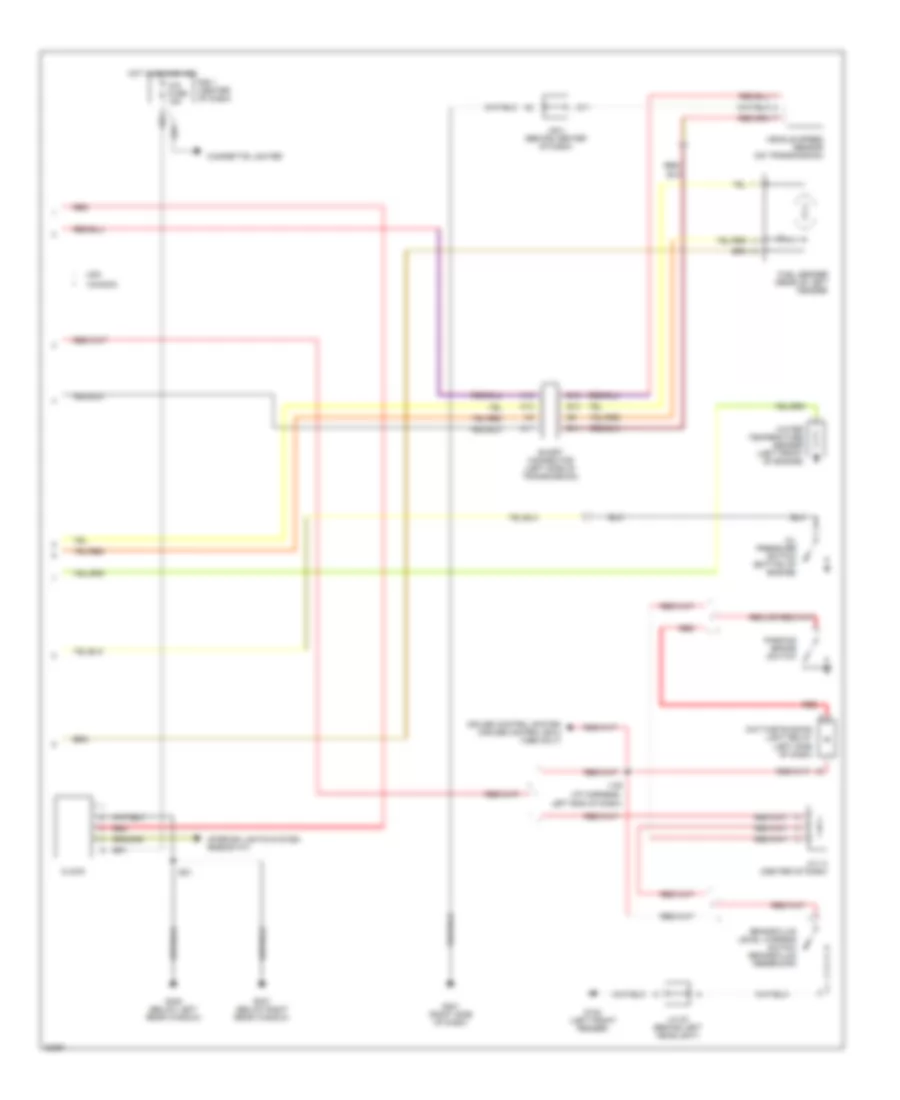 Instrument Cluster Wiring Diagram (2 of 2) for Toyota Previa DX 1997