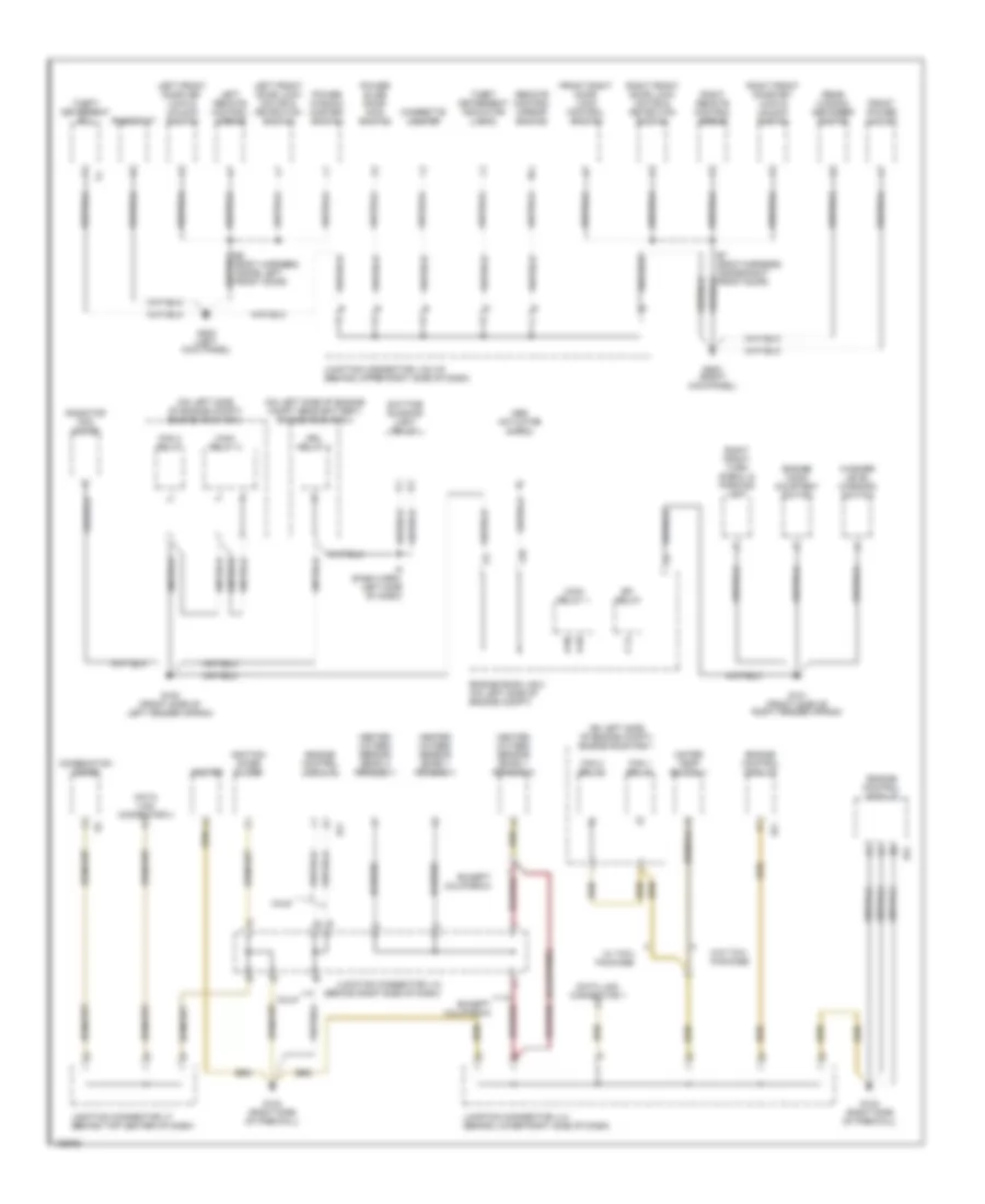 Ground Distribution Wiring Diagram 1 of 3 for Toyota Sienna CE 2000