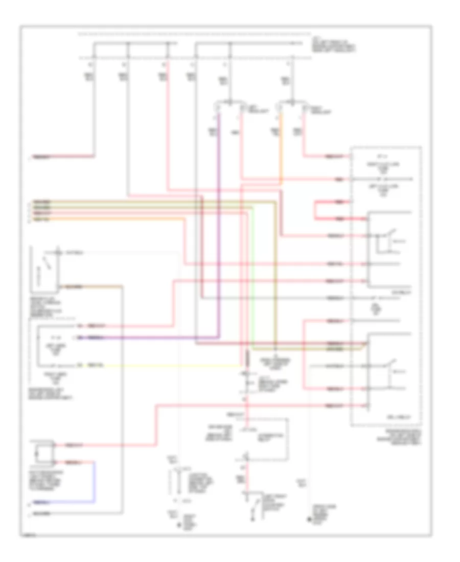 Autolamps Wiring Diagram, with DRL (2 of 2) for Toyota Sienna CE 2000