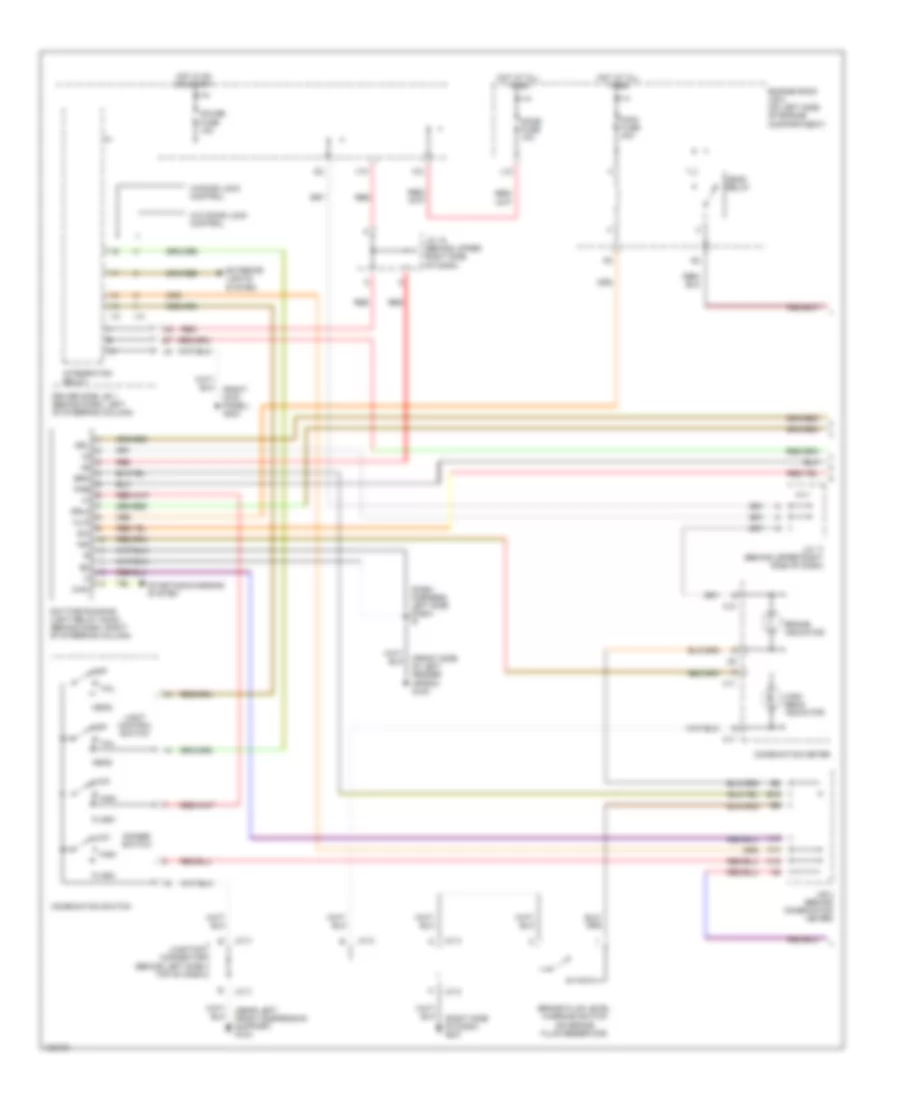 Headlamps Wiring Diagram, with DRL (1 of 2) for Toyota Sienna CE 2000