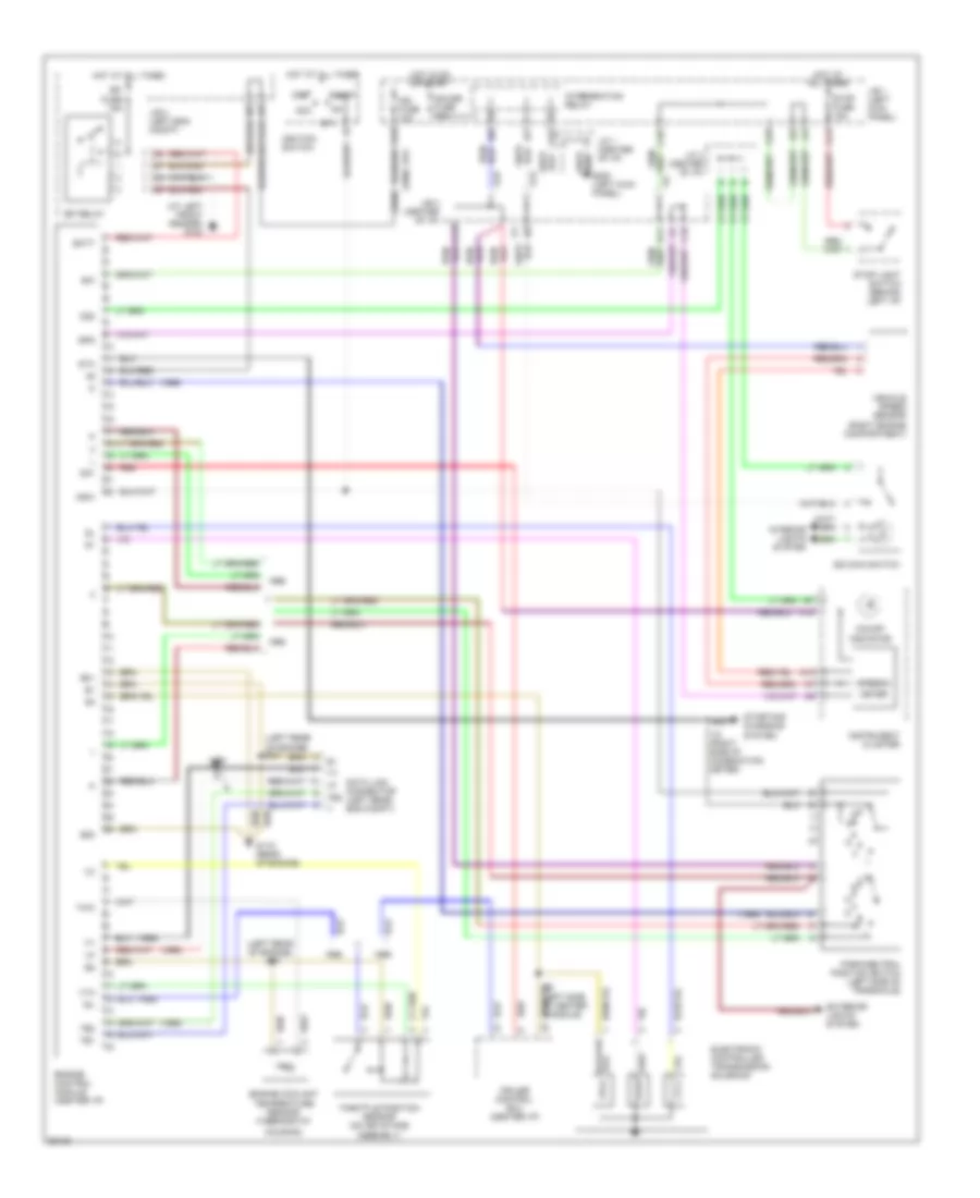 Transmission Wiring Diagram for Toyota Corolla DX 1995