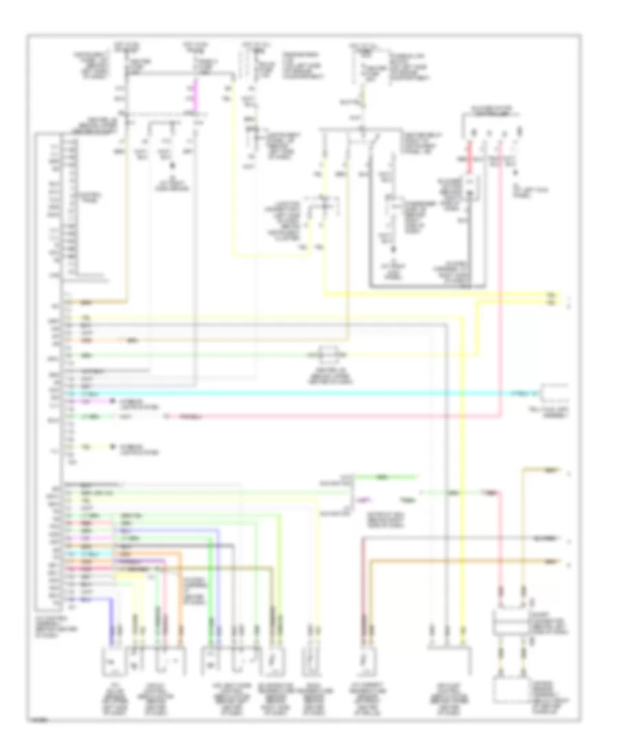 3 3L Automatic A C Wiring Diagram 1 of 2 for Toyota Highlander Limited 2004