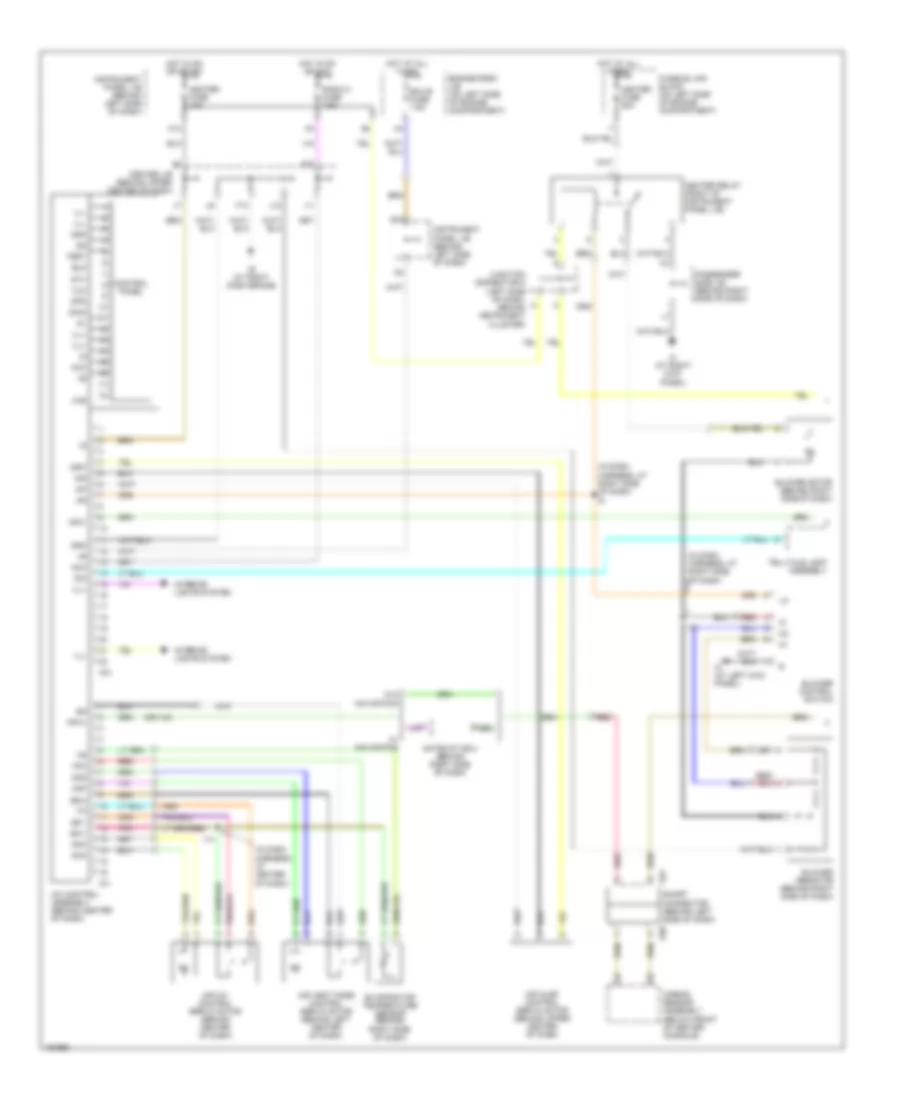3.3L, Manual AC Wiring Diagram (1 of 2) for Toyota Highlander Limited 2004