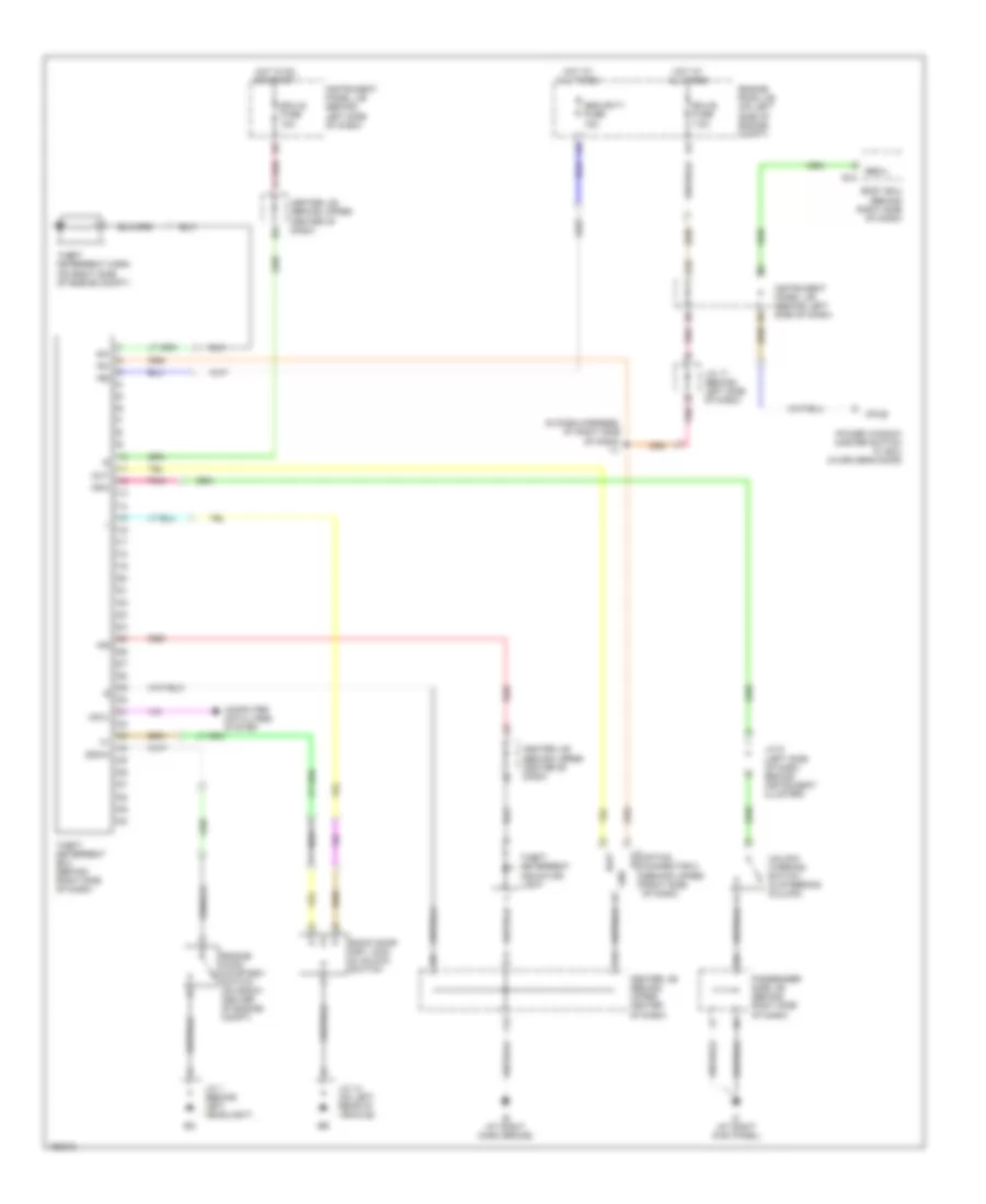 Forced Entry Wiring Diagram for Toyota Highlander Limited 2004