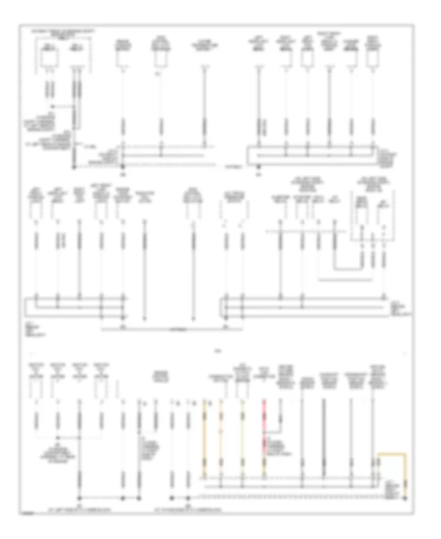 Ground Distribution Wiring Diagram 1 of 4 for Toyota Highlander Limited 2004