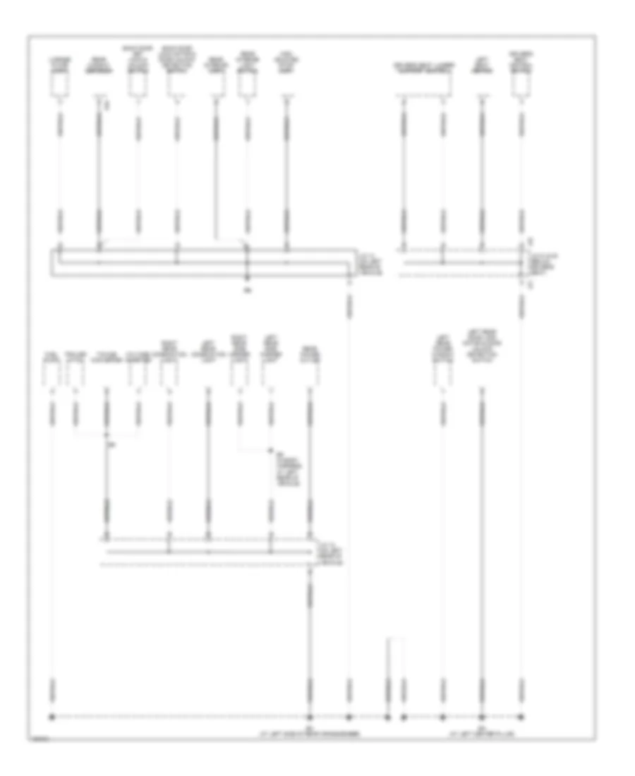 Ground Distribution Wiring Diagram (4 of 4) for Toyota Highlander Limited 2004