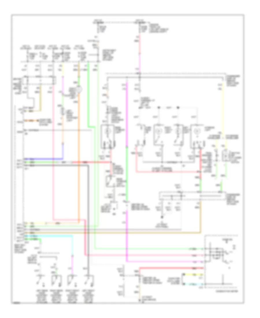 Courtesy Lamps Wiring Diagram for Toyota Highlander Limited 2004