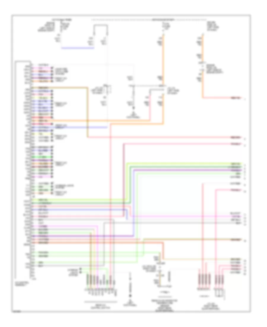 Automatic AC Wiring Diagram, Rear (1 of 2) for Toyota Sienna Limited 2010