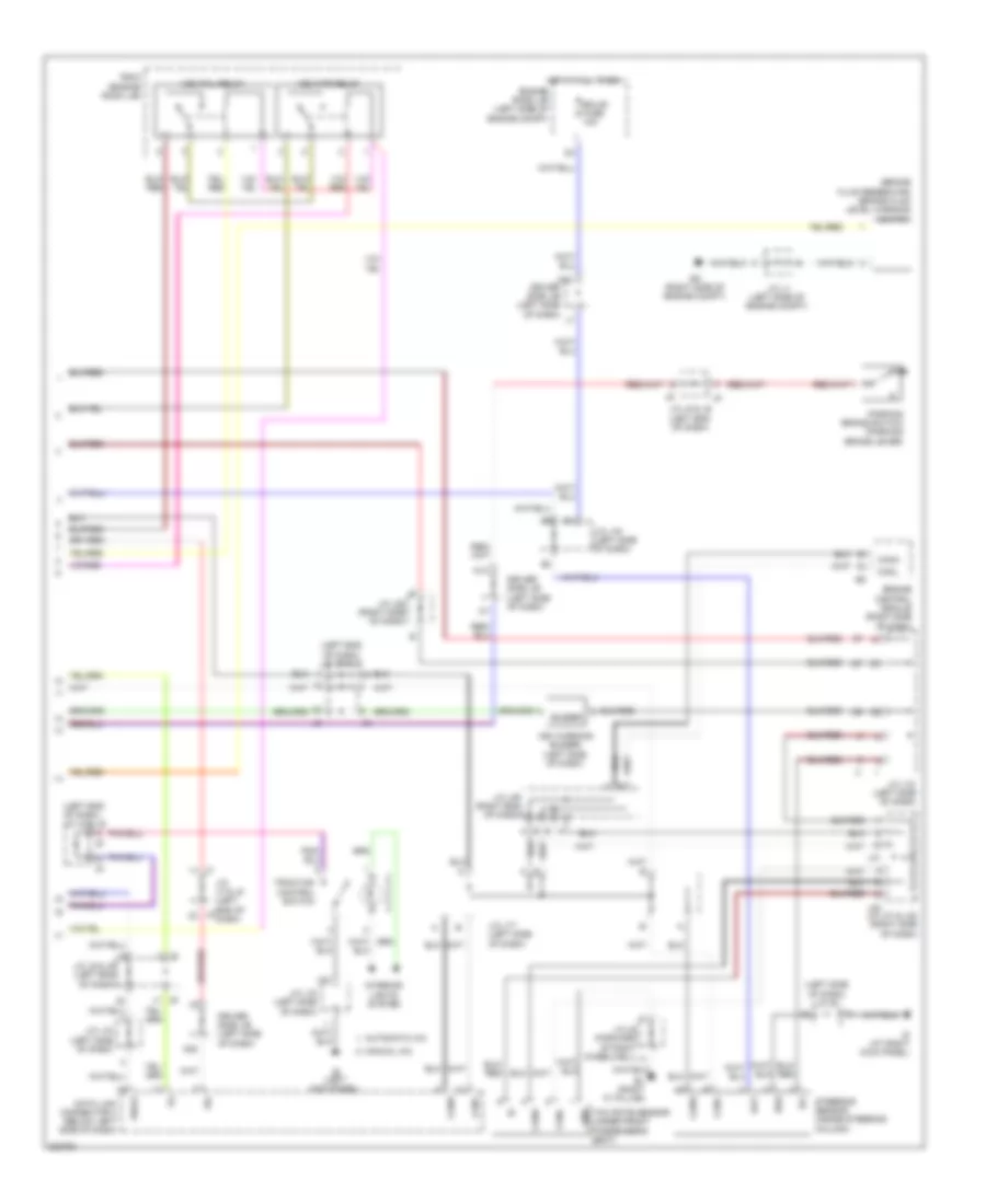 Anti-lock Brakes Wiring Diagram, with VSC (2 of 2) for Toyota Sienna Limited 2010