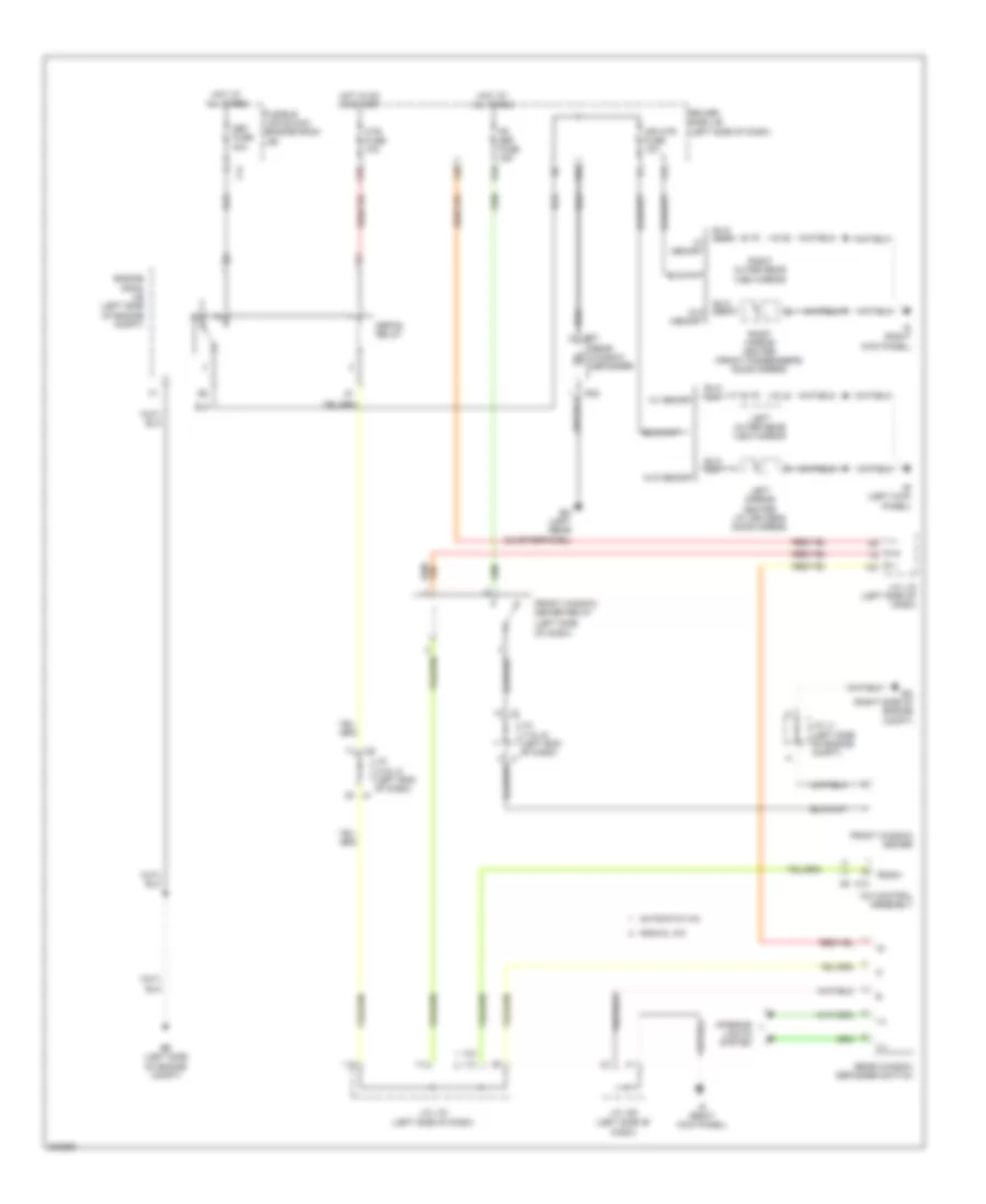 Defoggers Wiring Diagram for Toyota Sienna Limited 2010