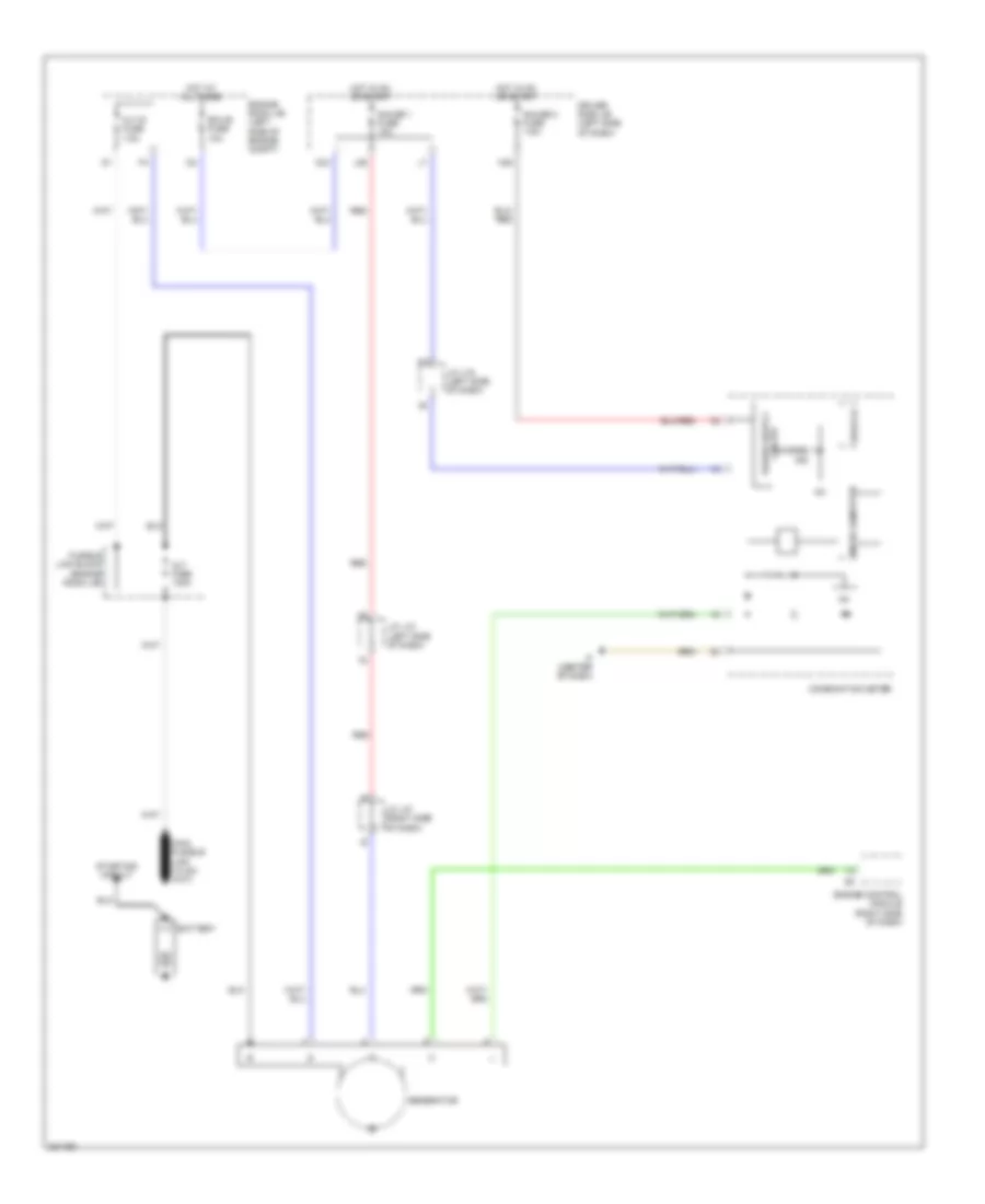 Charging Wiring Diagram for Toyota Sienna Limited 2010