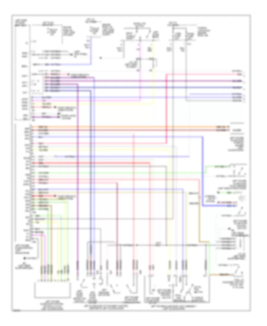 Power Sliding Door Wiring Diagram (1 of 2) for Toyota Sienna Limited 2010
