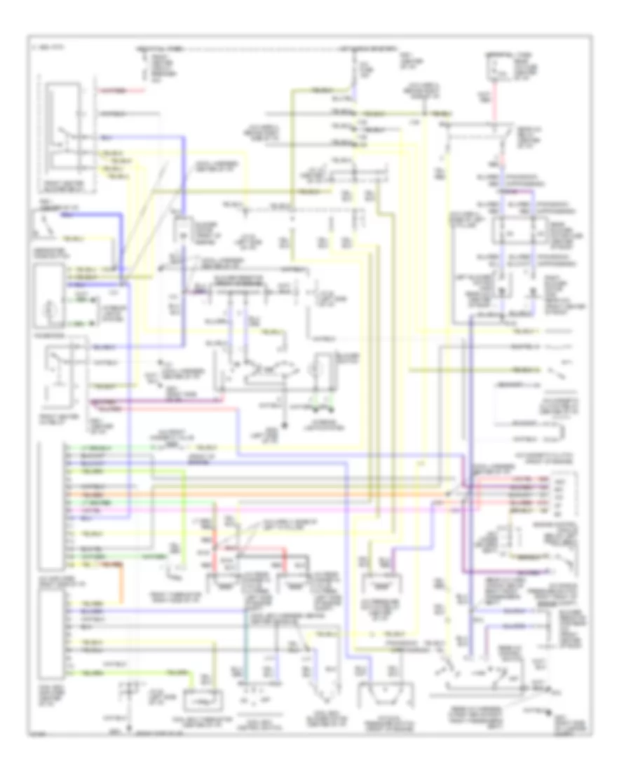A C Wiring Diagram for Toyota Previa LE 1997