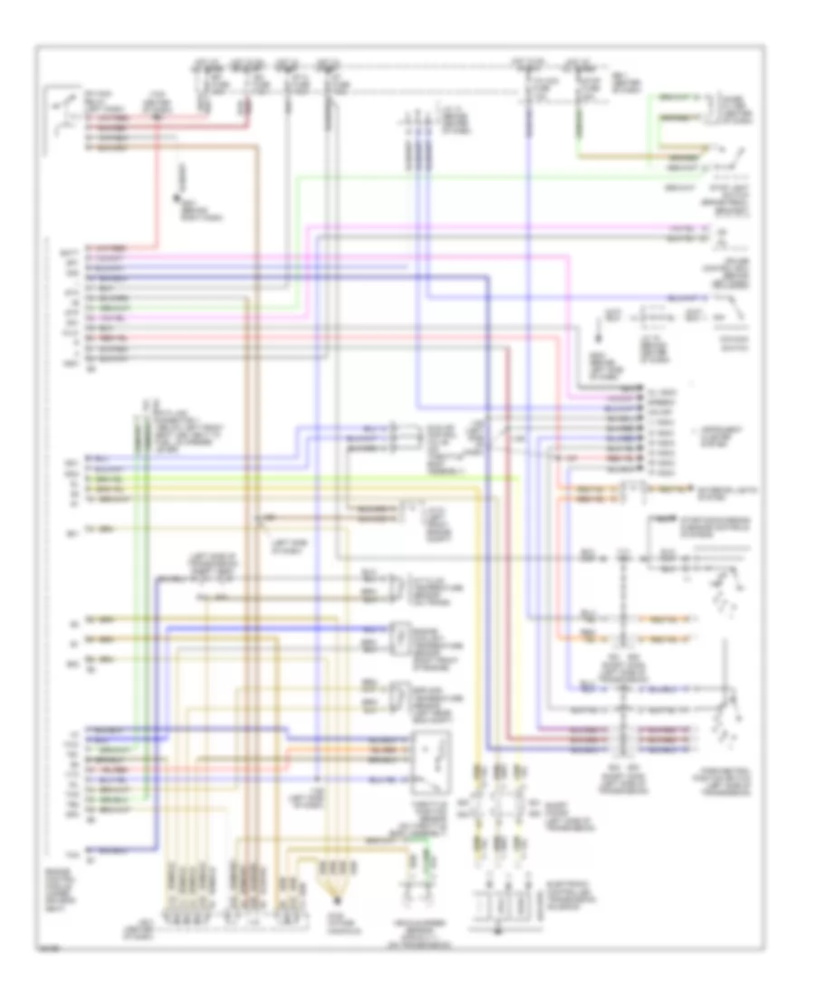 A T Wiring Diagram for Toyota Previa LE 1997