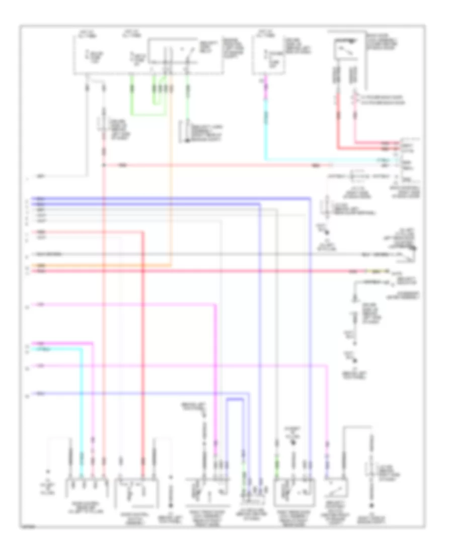 Forced Entry Wiring Diagram (2 of 2) for Toyota Sequoia Limited 2008