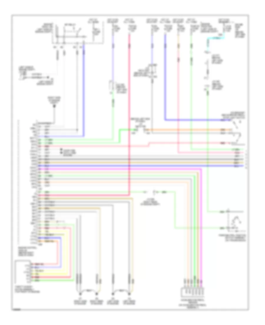 4.7L, Dynamic Laser Cruise Control Wiring Diagram (1 of 2) for Toyota Sequoia Limited 2008