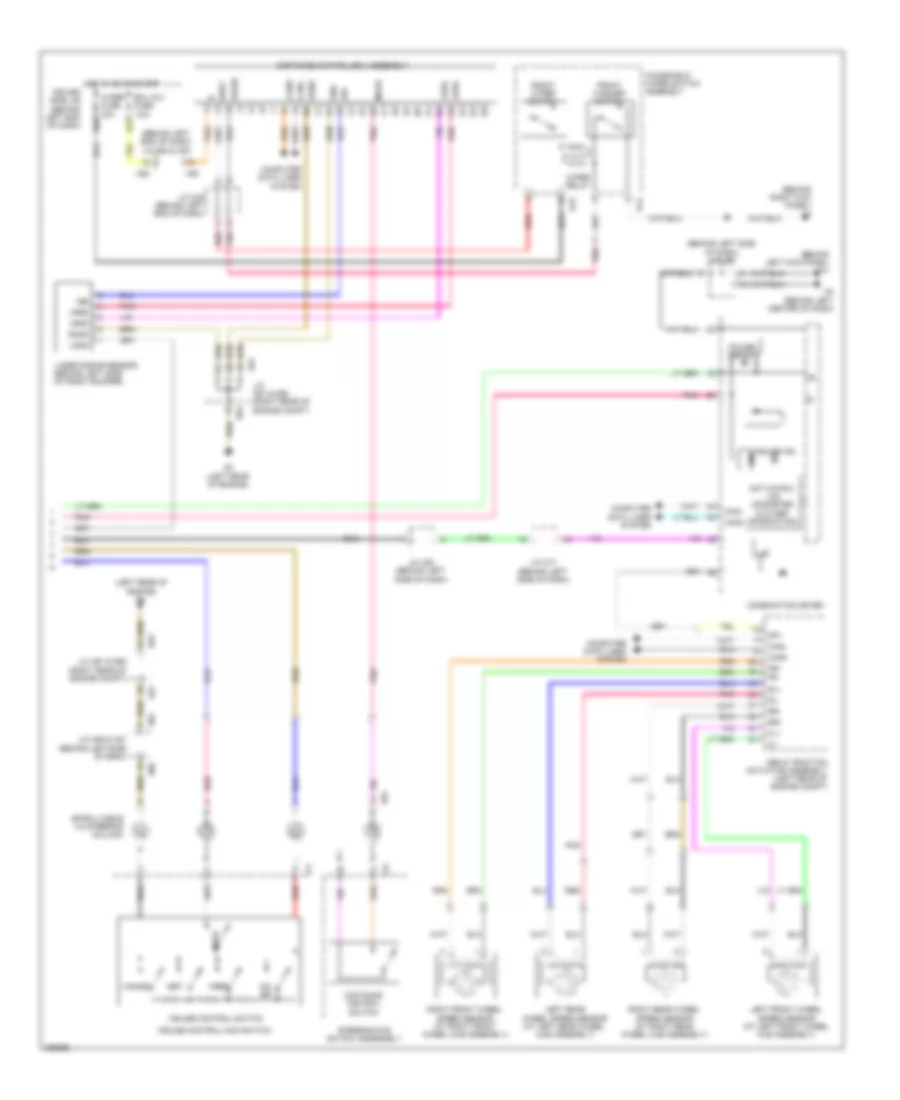 4.7L, Dynamic Laser Cruise Control Wiring Diagram (2 of 2) for Toyota Sequoia Limited 2008