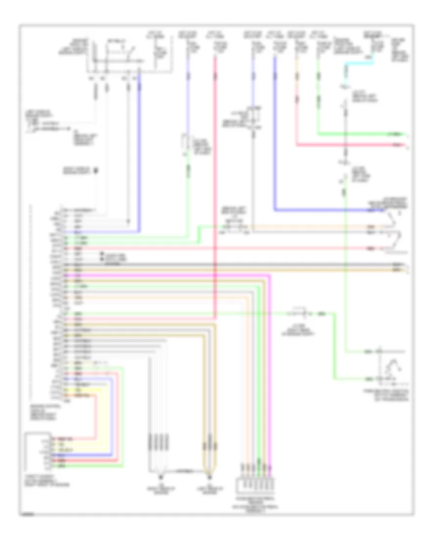 5.7L, Cruise Control Wiring Diagram (1 of 2) for Toyota Sequoia Limited 2008