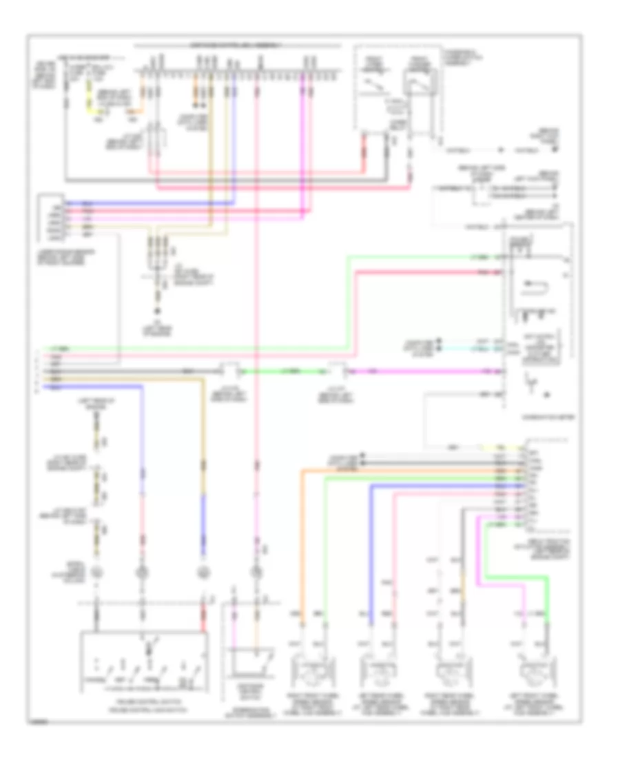 5.7L, Dynamic Laser Cruise Control Wiring Diagram (2 of 2) for Toyota Sequoia Limited 2008