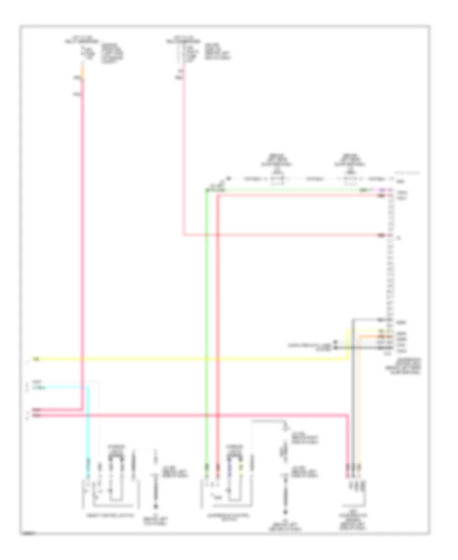 Electronic Suspension Wiring Diagram, with Electronic Suspension (3 of 3) for Toyota Sequoia Limited 2008