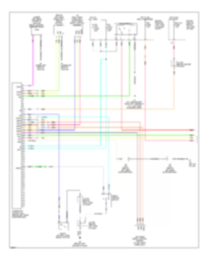 Electronic Suspension Wiring Diagram without Electronic Suspension 1 of 2 for Toyota Sequoia Limited 2008