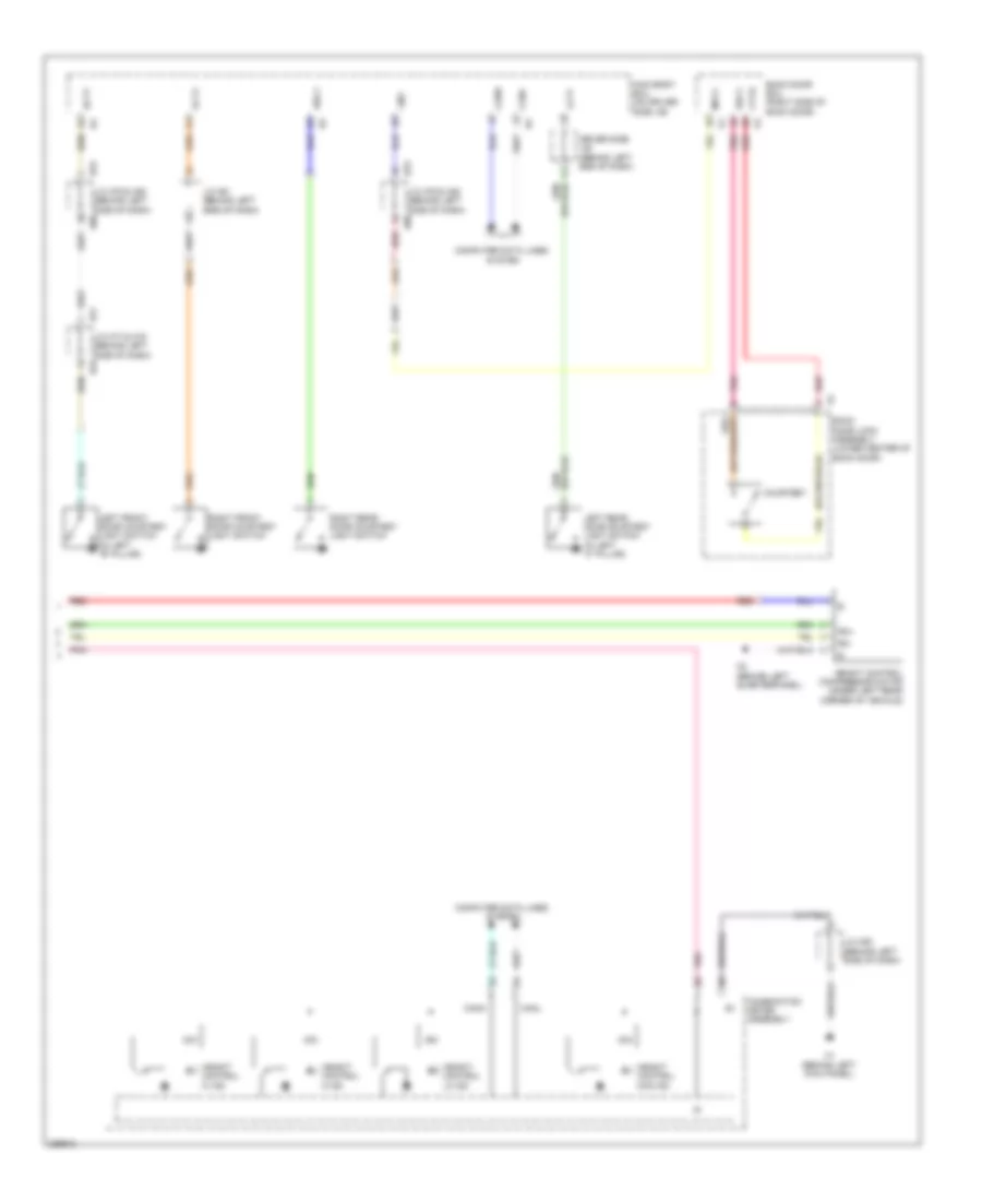 Electronic Suspension Wiring Diagram, without Electronic Suspension (2 of 2) for Toyota Sequoia Limited 2008
