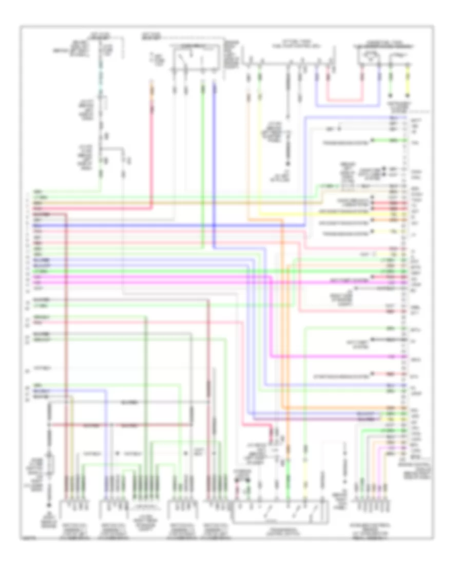 4.7L, Engine Performance Wiring Diagram (6 of 6) for Toyota Sequoia Limited 2008