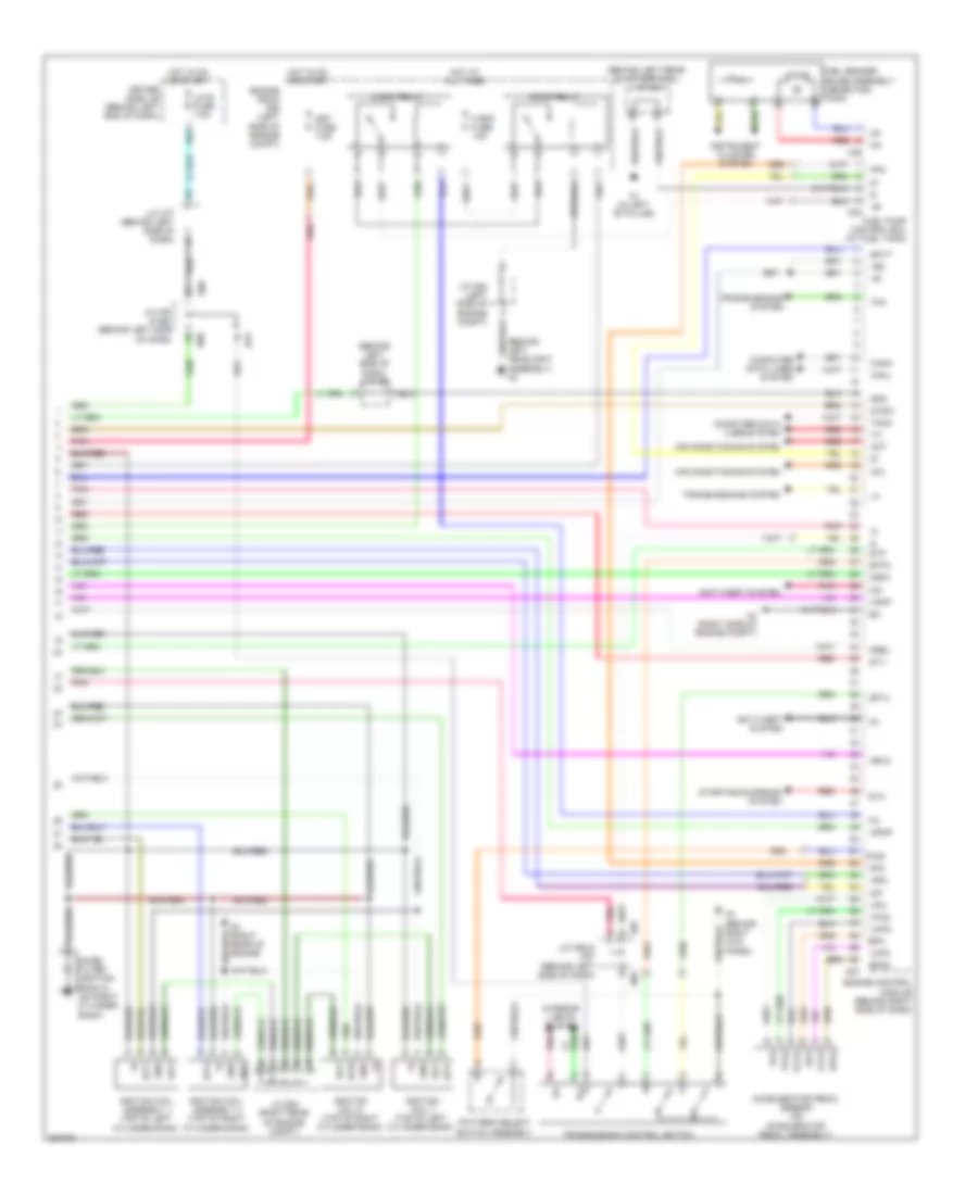 5.7L, Engine Performance Wiring Diagram (7 of 7) for Toyota Sequoia Limited 2008