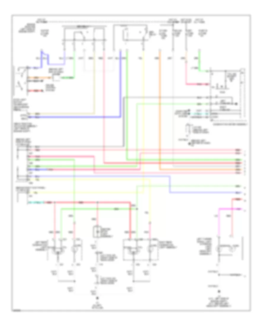 Exterior Lamps Wiring Diagram (1 of 2) for Toyota Sequoia Limited 2008