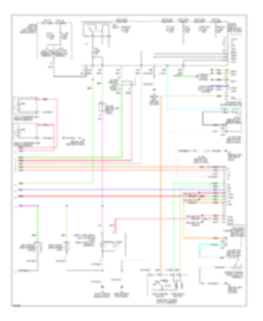 Exterior Lamps Wiring Diagram (2 of 2) for Toyota Sequoia Limited 2008